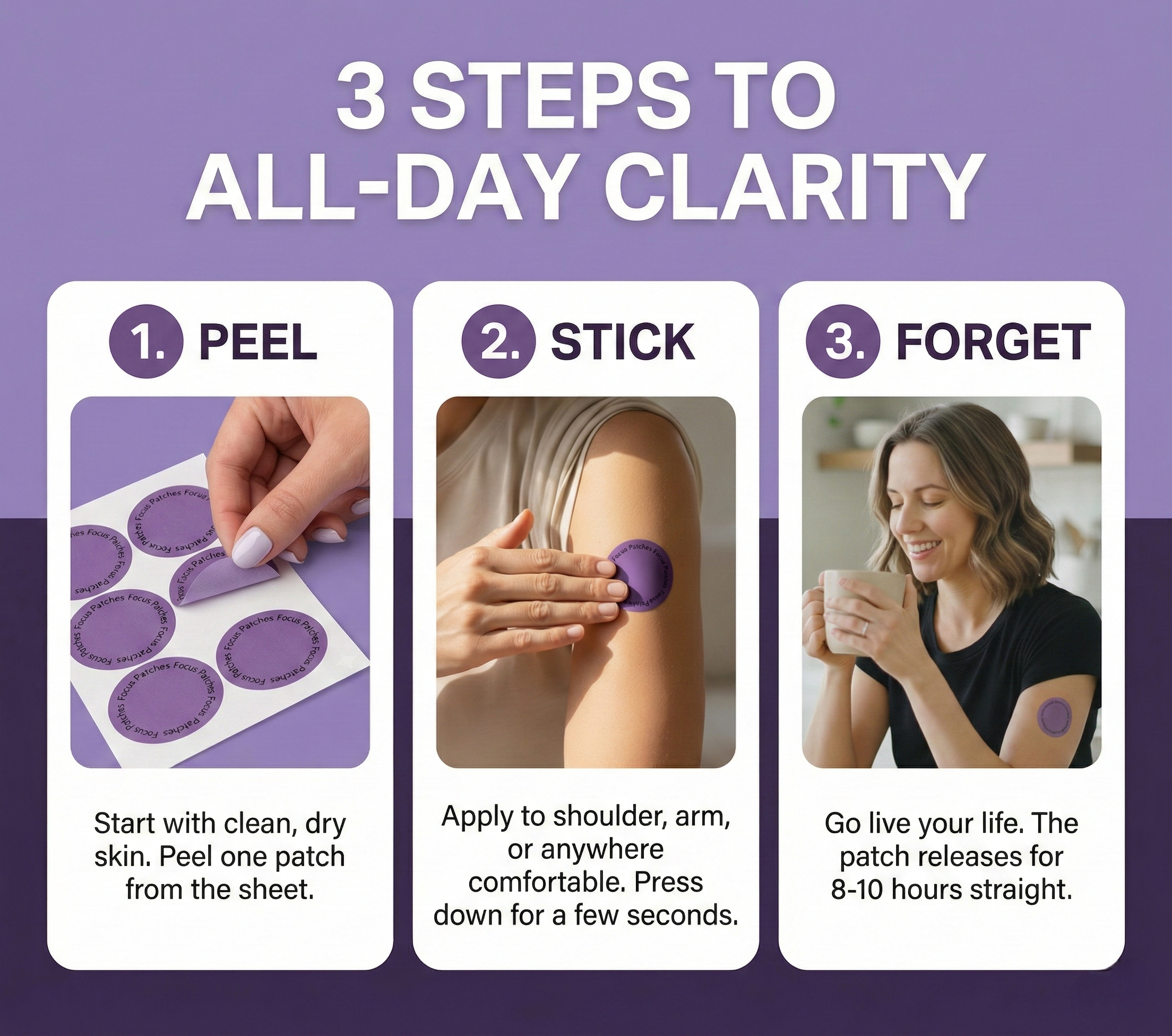 AuraFocusPatches | All-Day Clarity