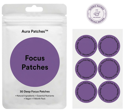 AuraFocusPatches | Get All-Day Clarity