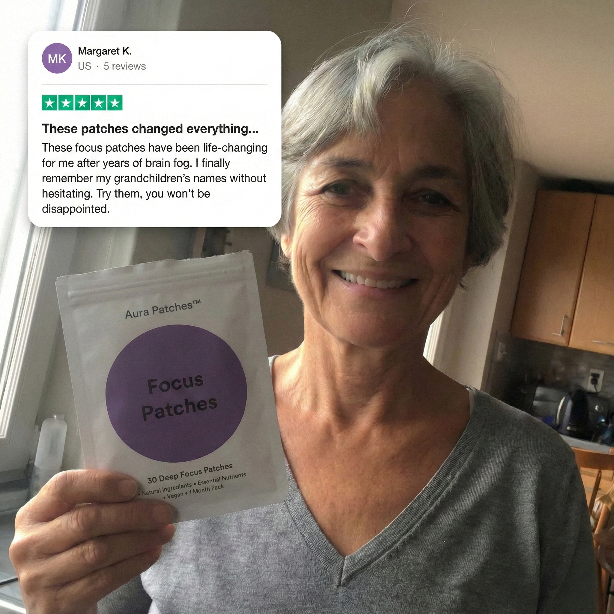 AuraFocusPatches | All-Day Clarity