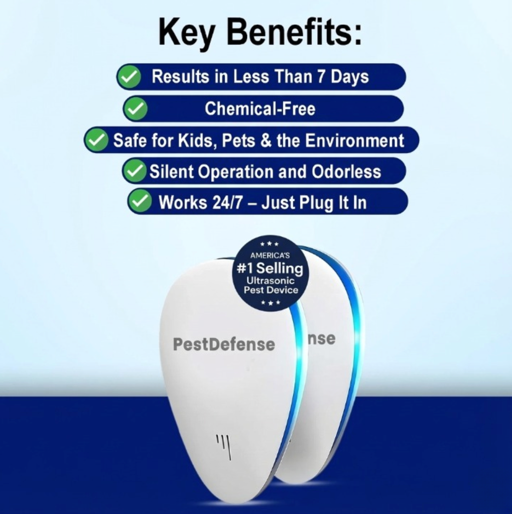 PestDefense™ 2025 Upgraded Pest Repeller - Banish Pests For Good