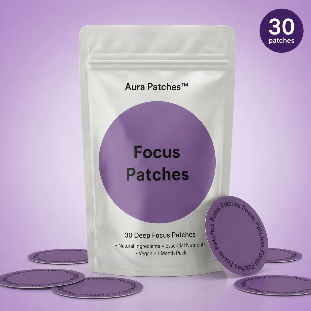 AuraFocusPatches | All-Day Clarity